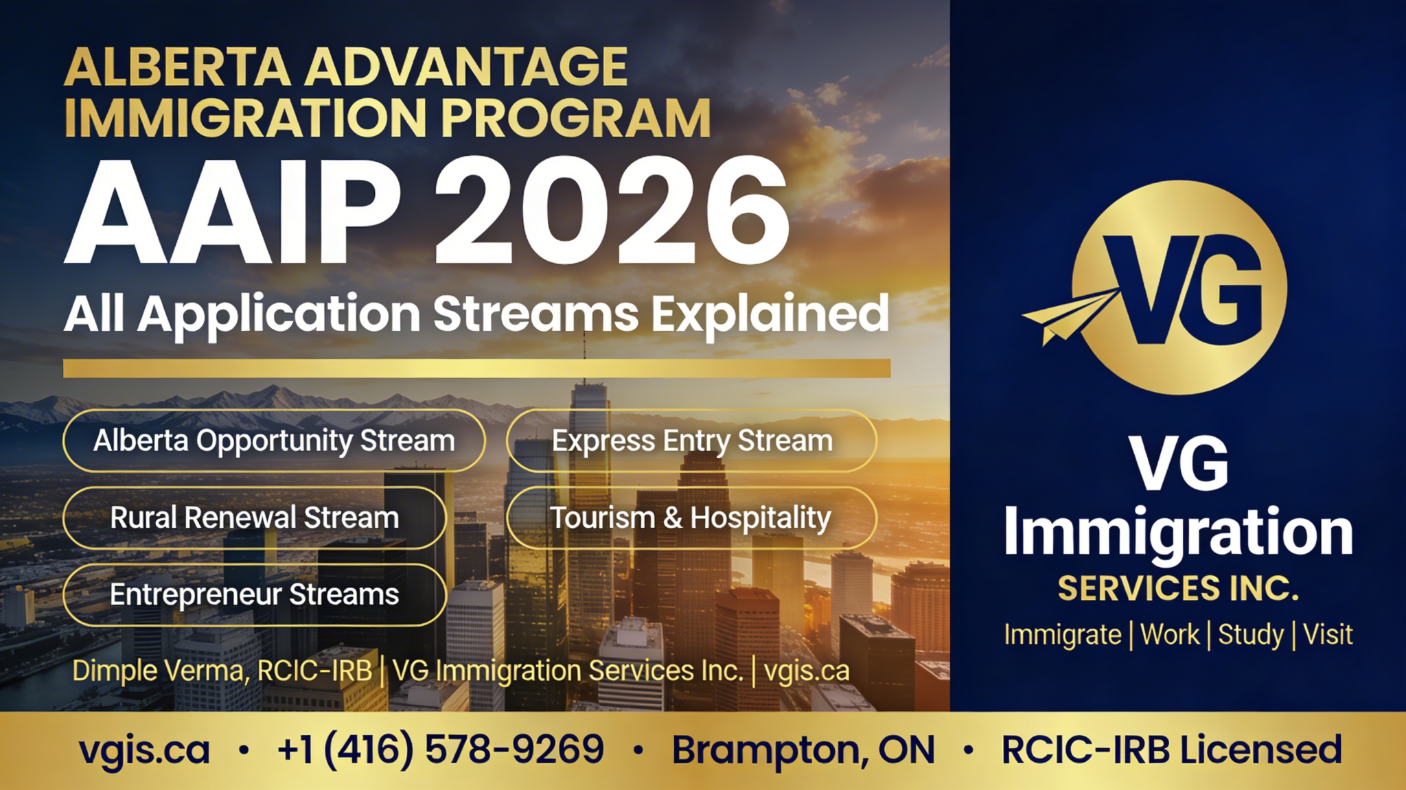 Alberta Advantage Immigration Program (AAIP) 2026: All Application ...