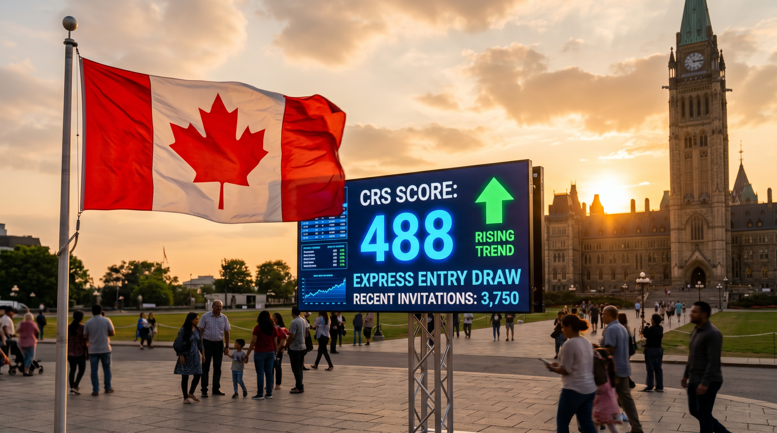 Canadian Express Entry immigration draws